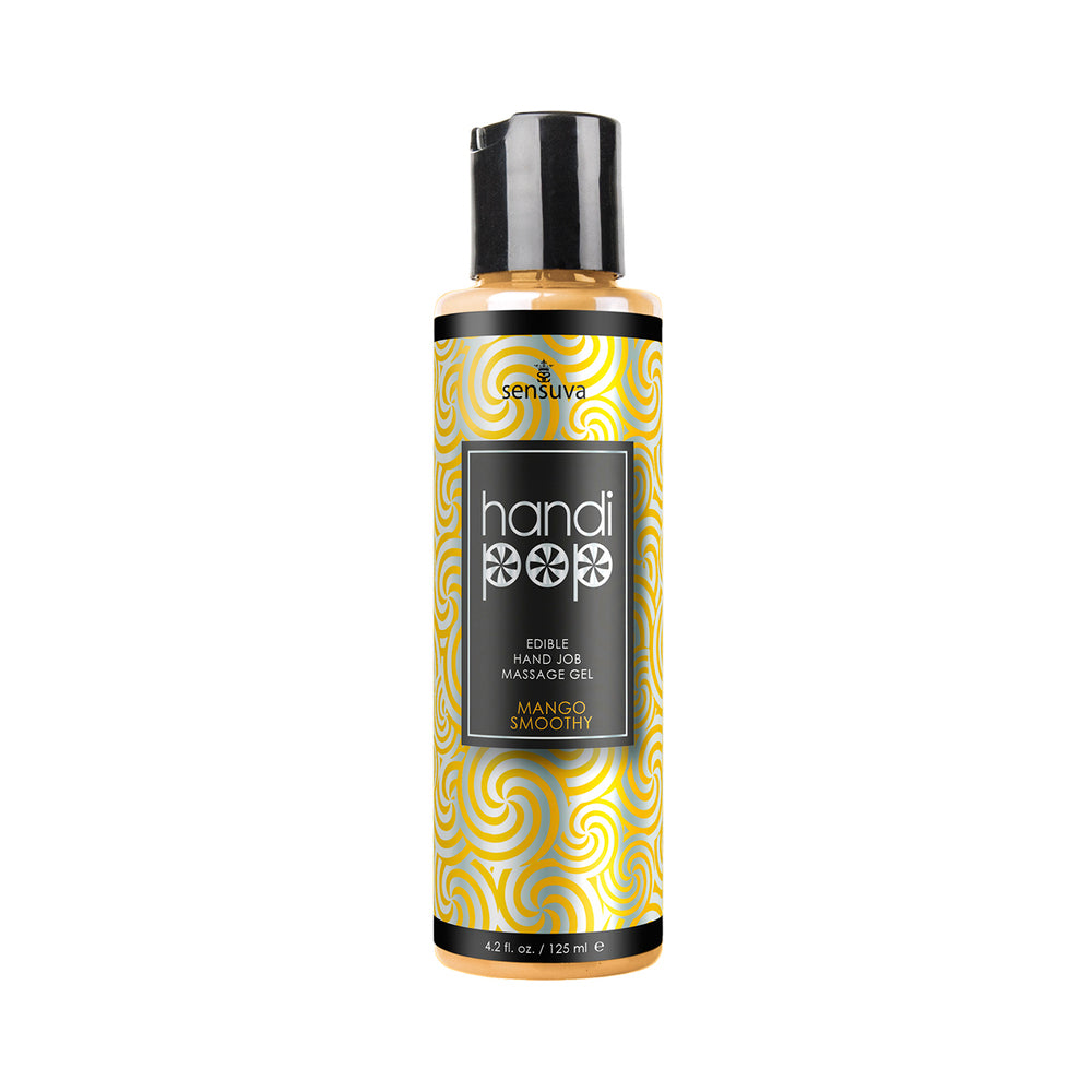 Sensuva HandiPop Edible Massage Gel Mango Smoothy 4.2 oz - Headshop.com