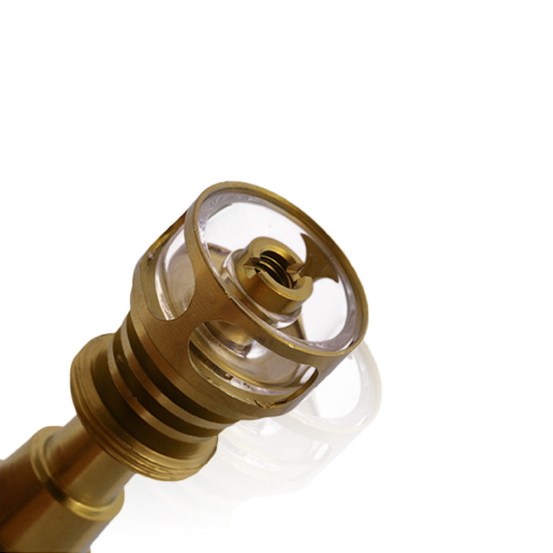 Honeybee Herb Titanium 6 IN 1 Cage Hybrid Dab Dab Nail - Headshop.com