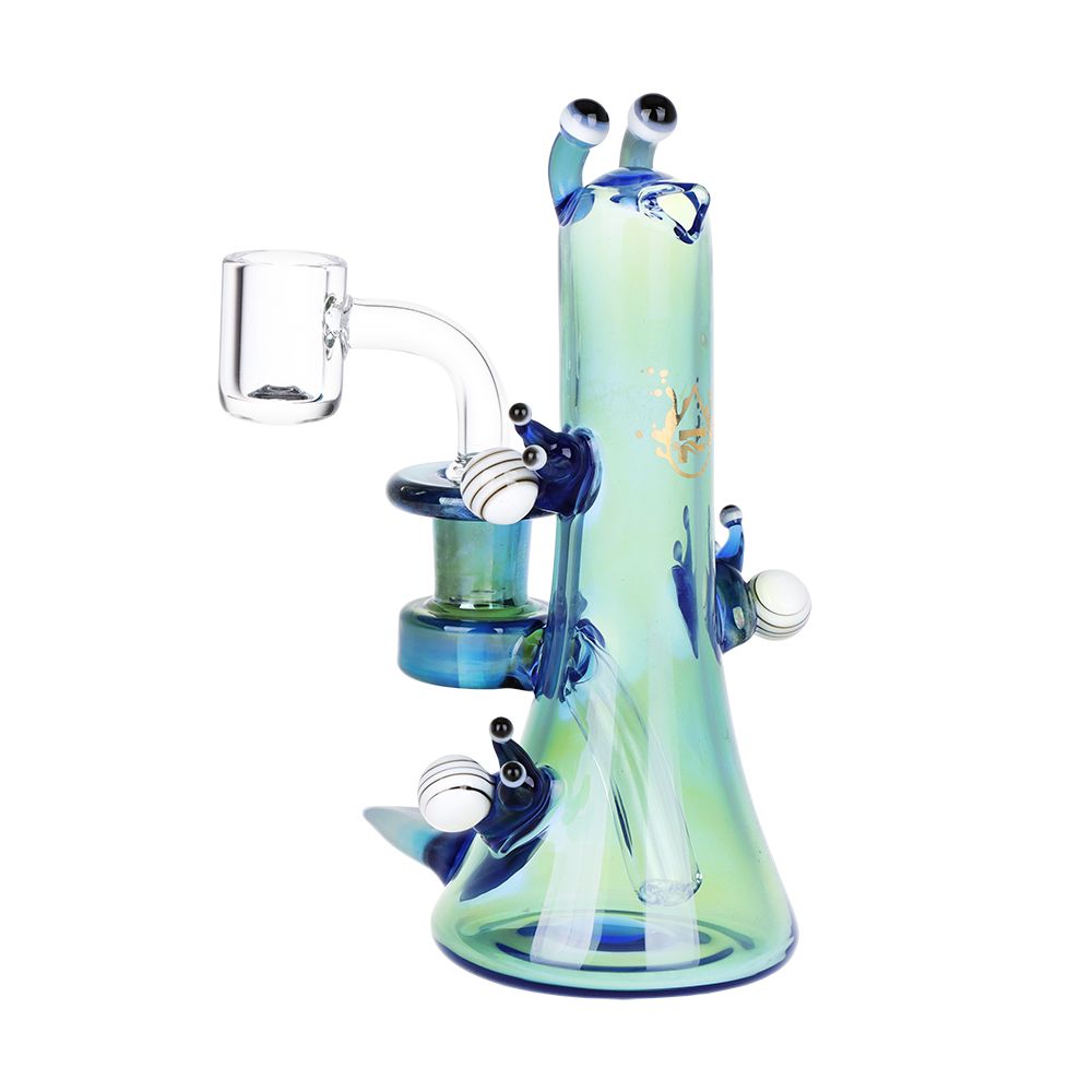 Pulsar Snail Smoochies Glass Dab Rig | 6" | 14mm F - Headshop.com