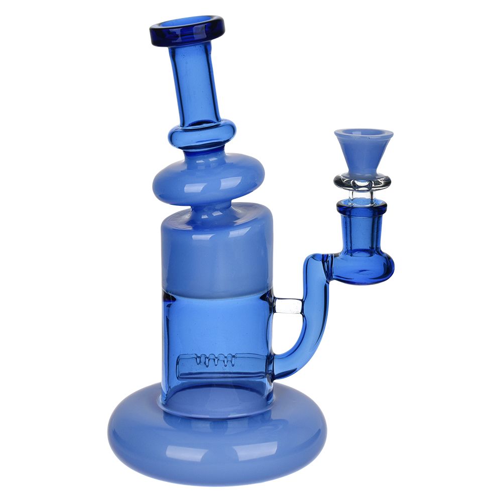 Glass House Two Toned Cylinder Water Pipe - 7.75" / 14mm F - Headshop.com