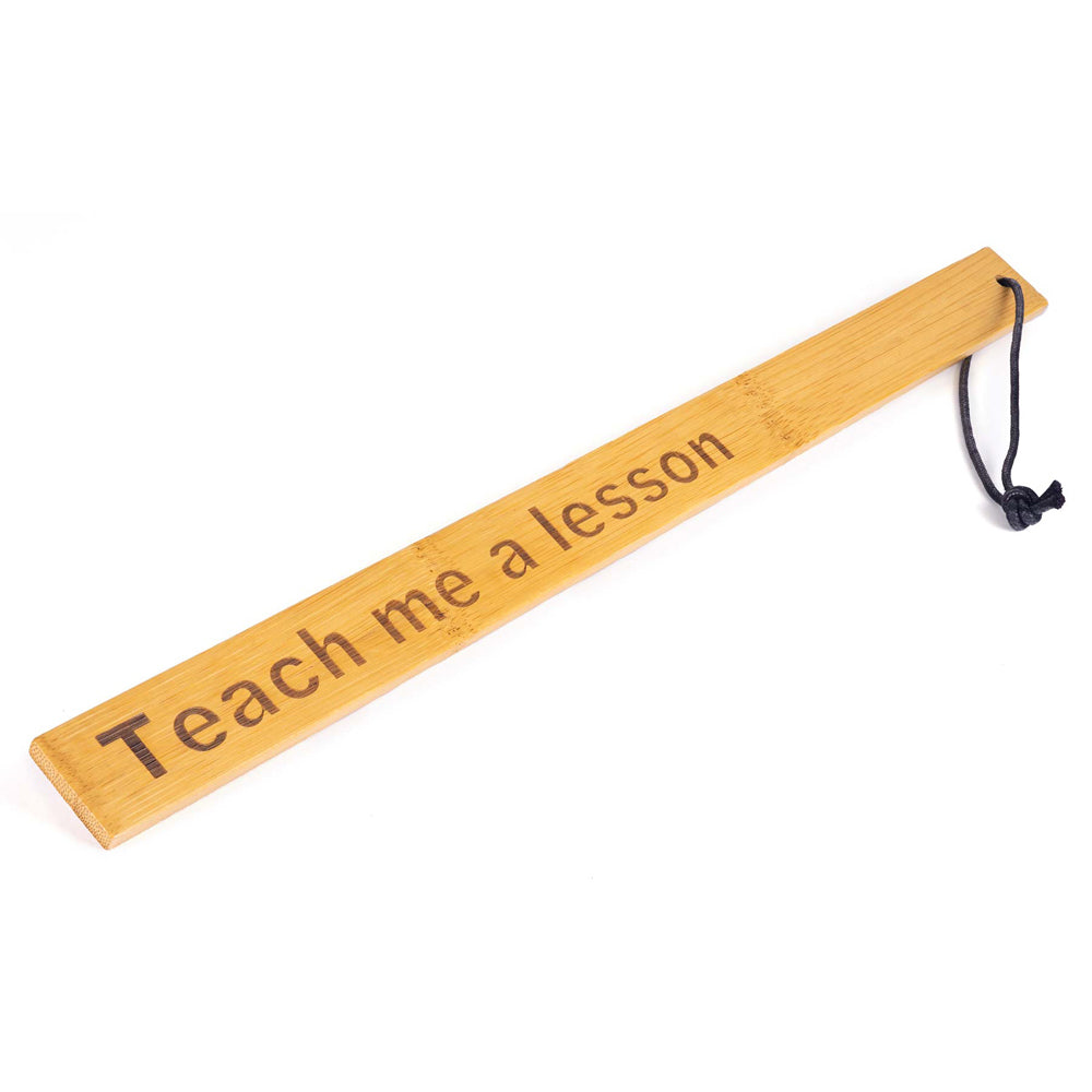 Bamboo Paddle Teach Me A Lesson - Headshop.com