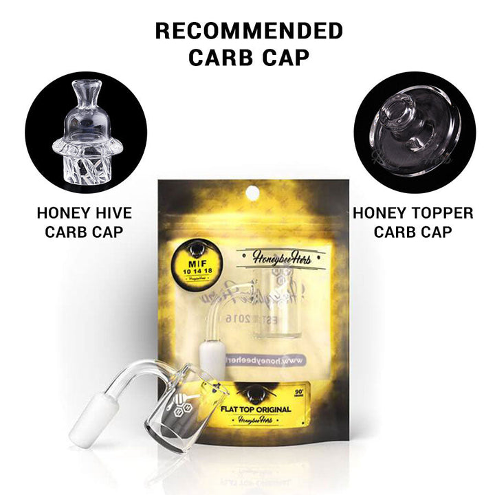 FLAT TOP ORIGINAL QUARTZ BANGER - 90° DEGREE | YL - Headshop.com