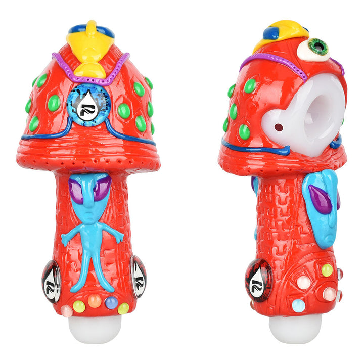 Pulsar Alien Mushroom Hand Pipe - 5.75" - Headshop.com