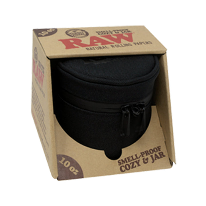 RAW Smell Proof Jar & Cozy w/ Lock - Headshop.com
