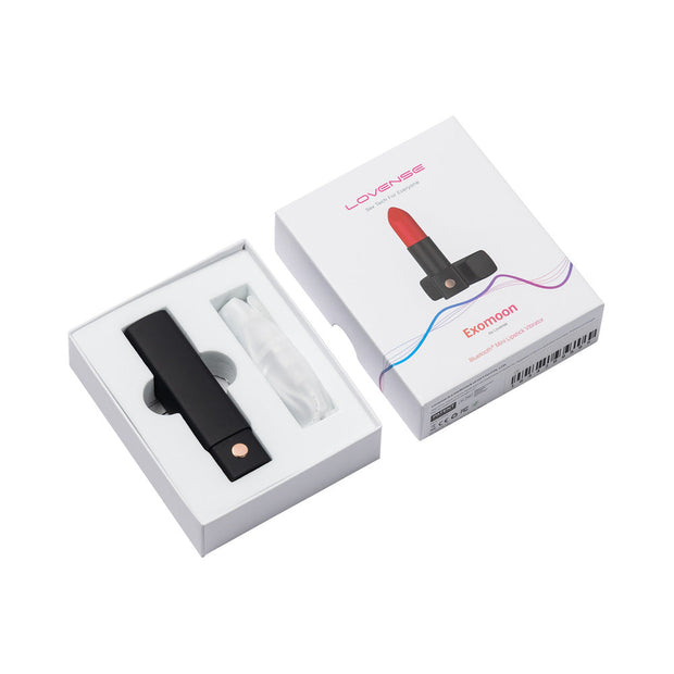 Lovense Exomoon Bluetooth Mini Lipstick Vibrator - Headshop.com