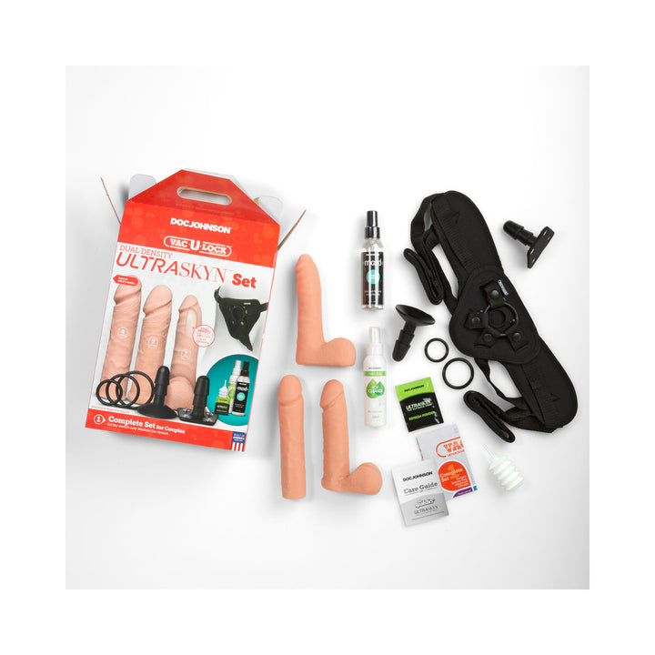 Vac-U-Lock Dual Density ULTRASKYN Set Vanilla - Headshop.com