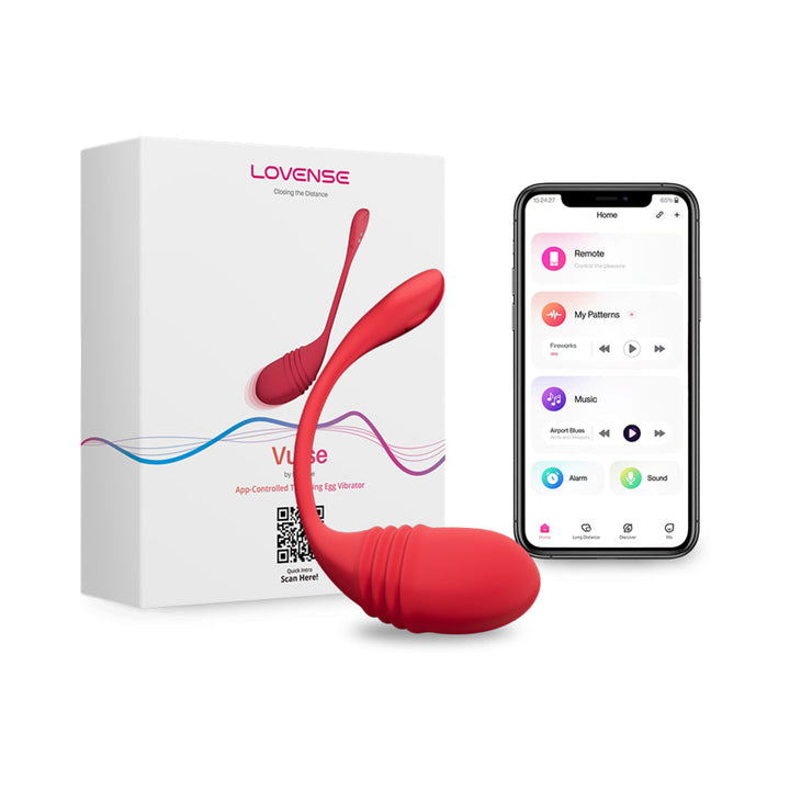 Lovense Vulse Thrusting and Vibrating Egg - Headshop.com
