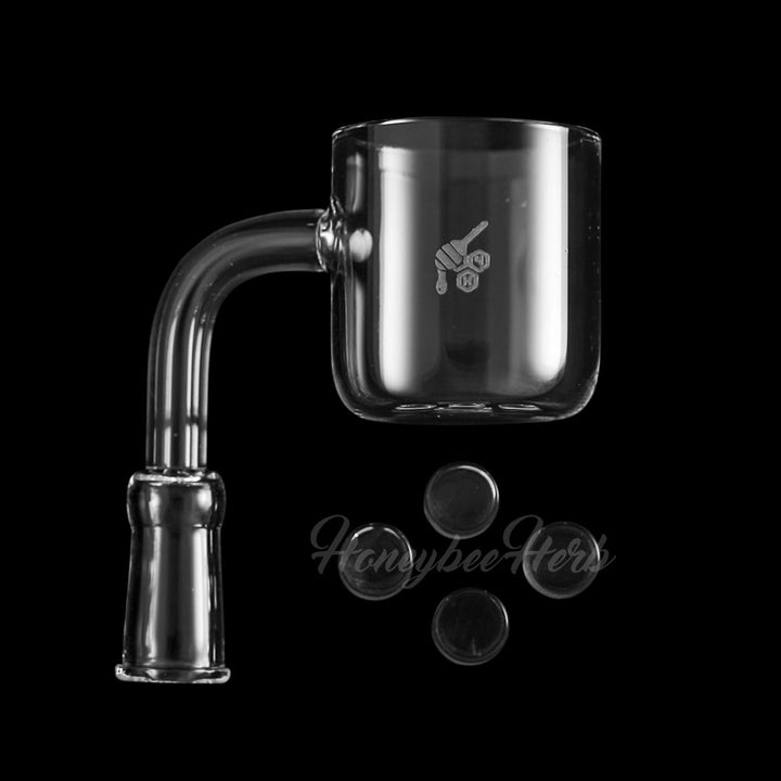 QUAD CORE REACTOR QUARTZ BANGER - 90° DEGREE | YL - Headshop.com