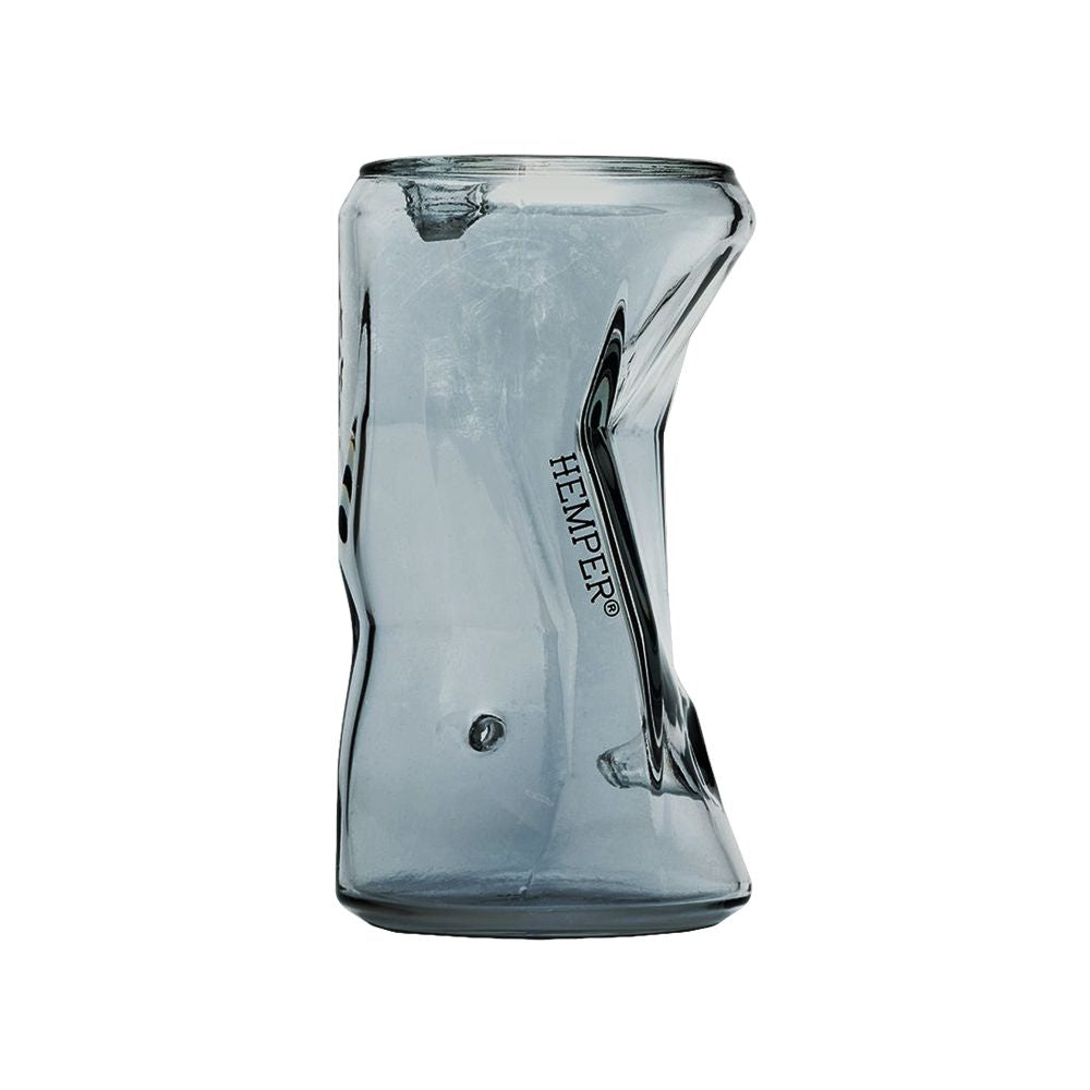 Hemper Crushed Can Glass Hand Pipe - 4.5" - Headshop.com