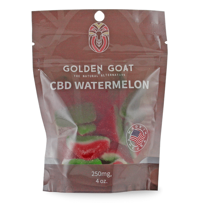 Potent CBD Infused 250MG Gummy Packs Bundles from Golden Goat - Headshop.com