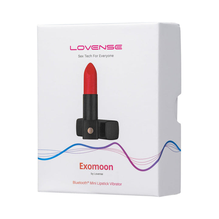 Lovense Exomoon Bluetooth Mini Lipstick Vibrator - Headshop.com