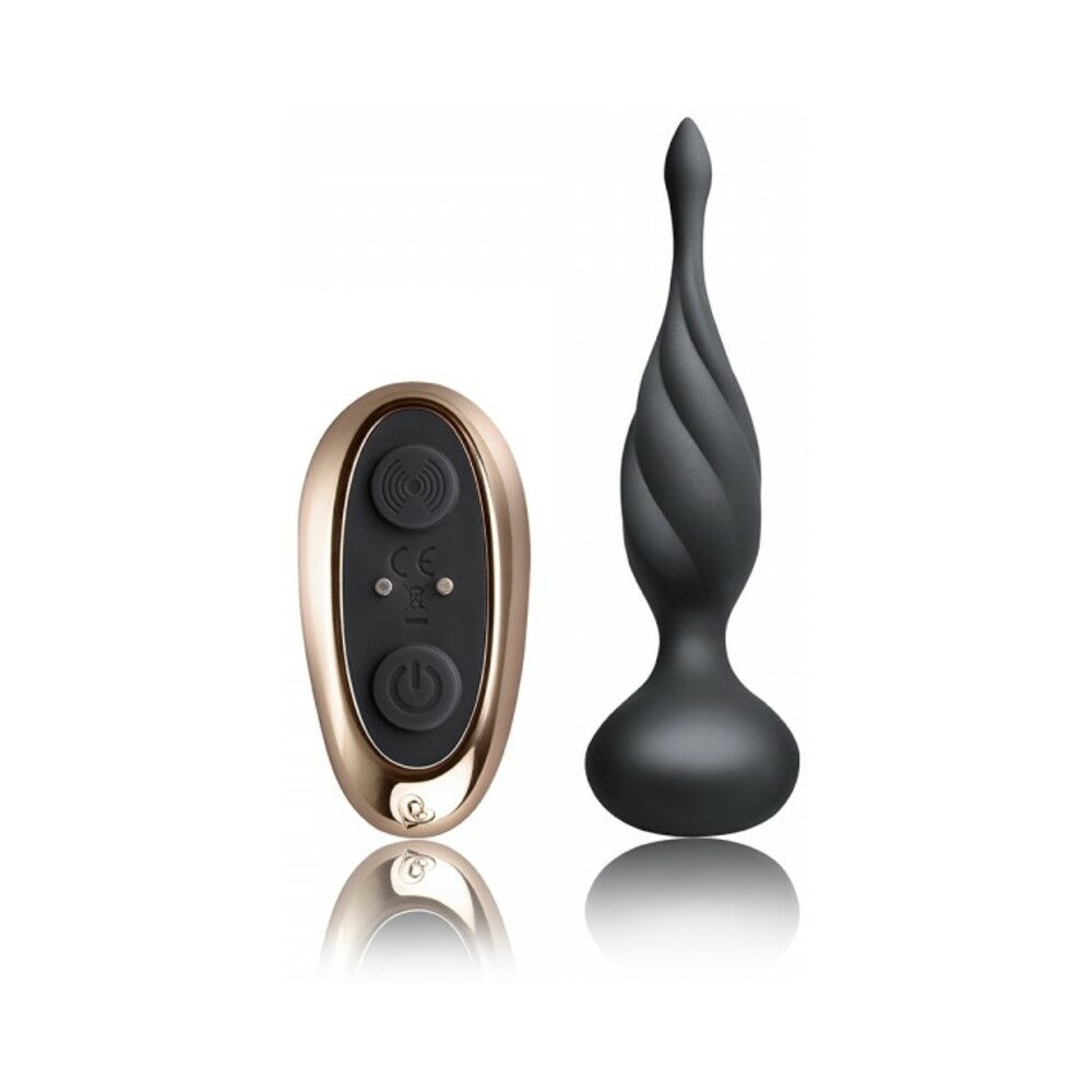 Petite Sensations Discover Silicone Anal Vibrator Black - Headshop.com