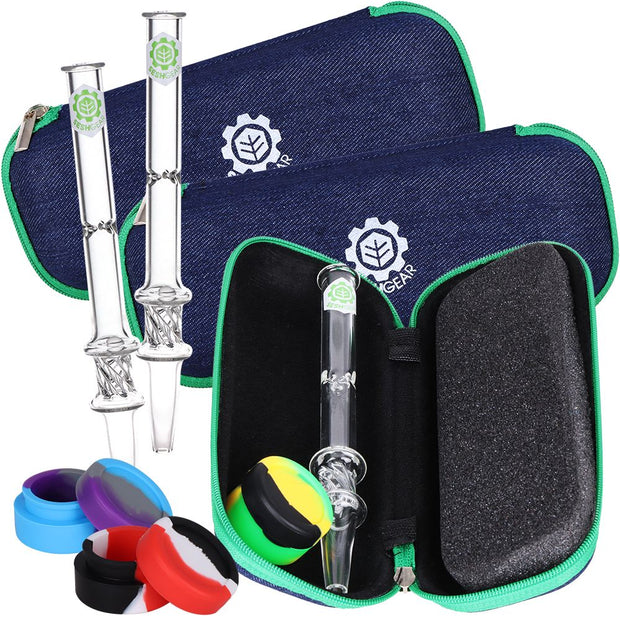 3CT BUNDLE - SeshGear Dab Straw Travel Kit - 5.9" / Colors Vary