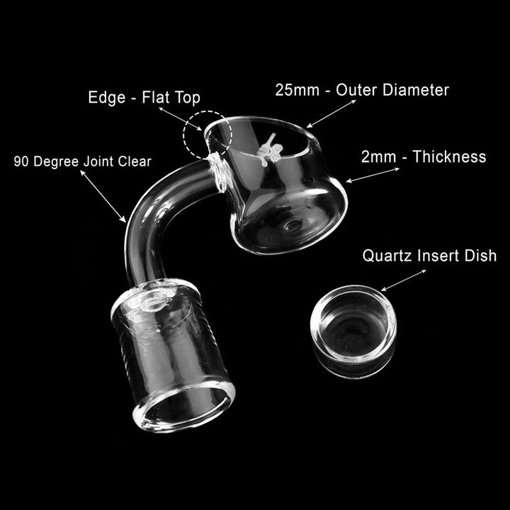 HONEY CUP QUARTZ BANGER - 90° DEGREE | YL - Headshop.com