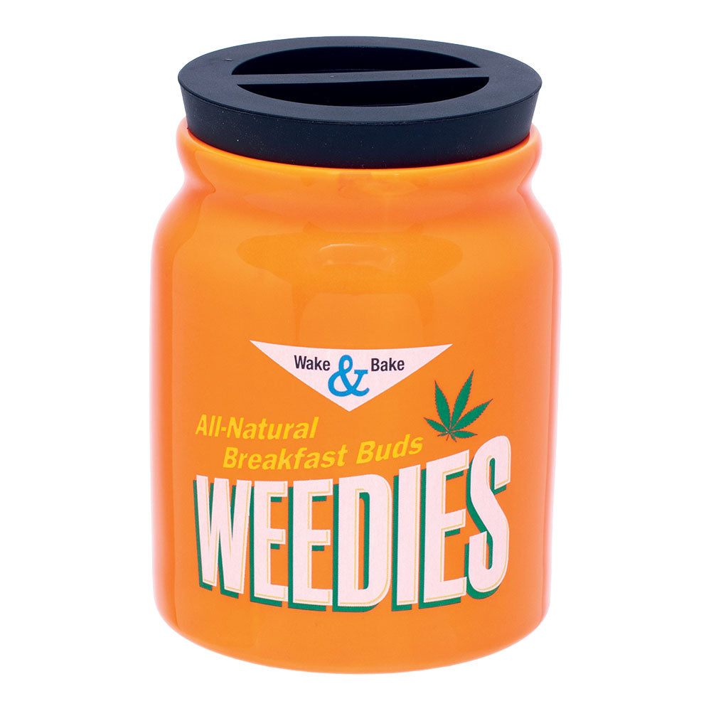 Fujima Happy Hemp Ceramic Stash Jar | 4.5" - Headshop.com