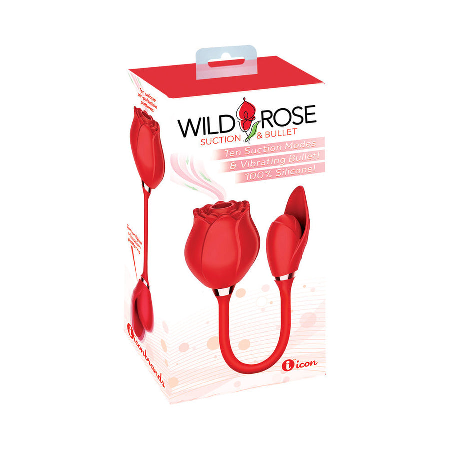 Wild Rose Suction and Bullet Red - Headshop.com