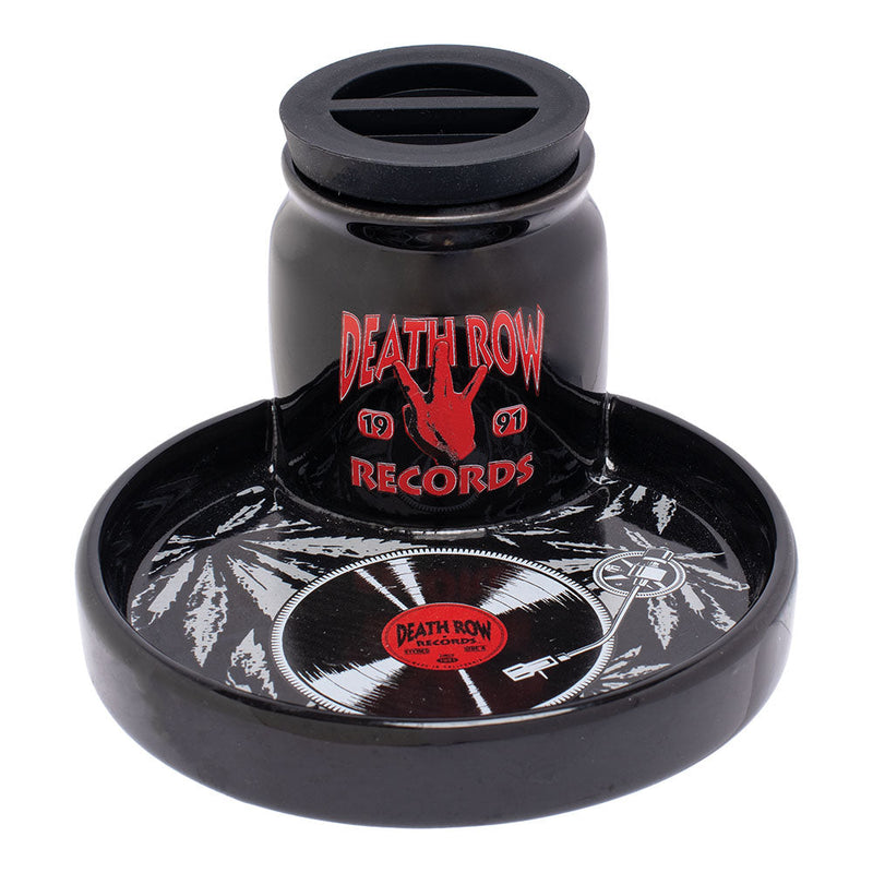 Death Row Records Ceramic 2-in-1 Airtight StashTray - 5.75" - Headshop.com