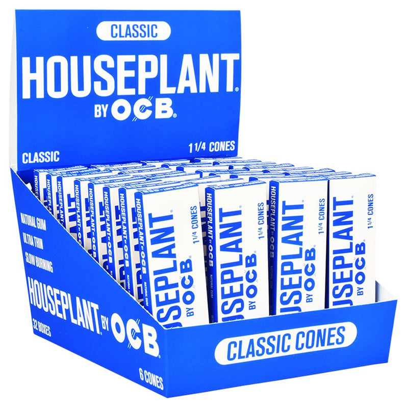 32CT DISPLAY - Houseplant by OCB Cones - Classic / 6pc / 1 1/4" - Headshop.com