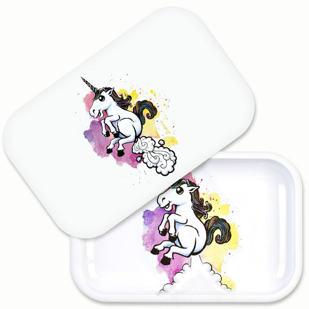 Pulsar Metal Rolling Tray w/ Lid | Farticorn - Headshop.com