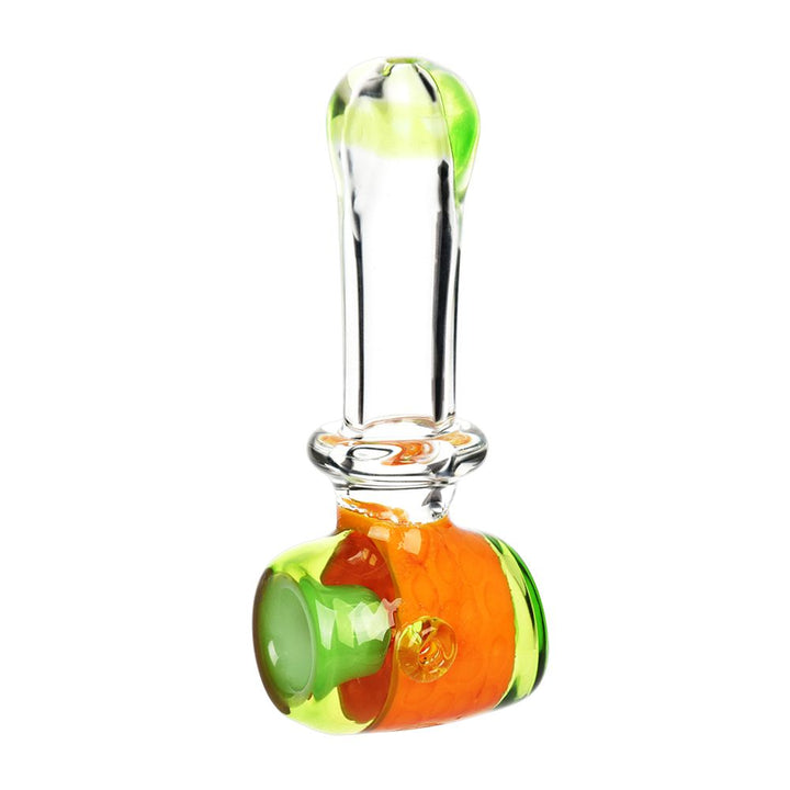 Blooming Slime Barrel Hammer Glass Hand Pipe - 4.75" - Headshop.com