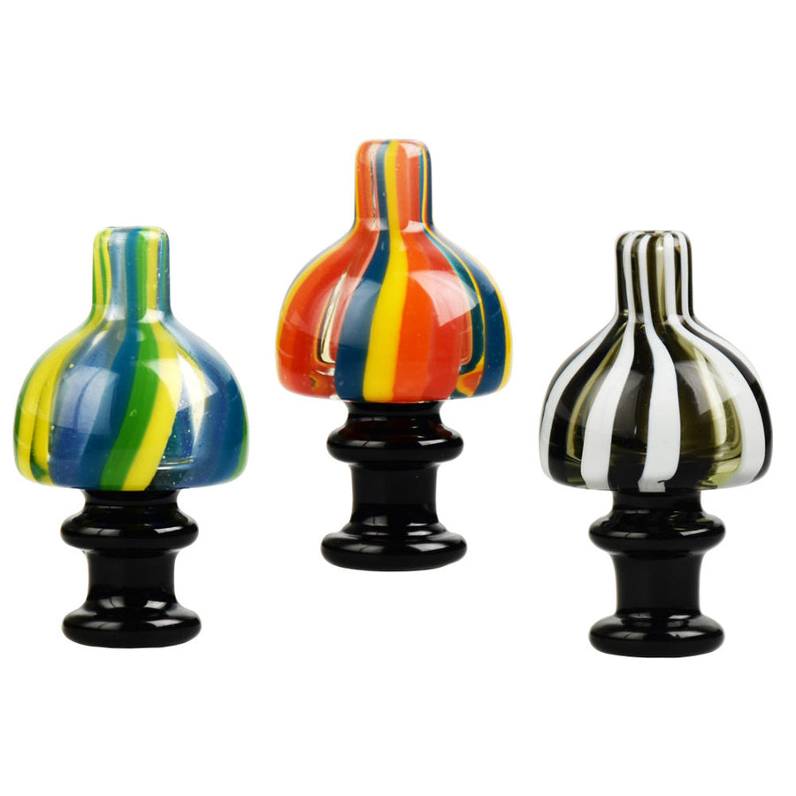UV Striped Carb Cap - 25mm / Colors Vary - Headshop.com