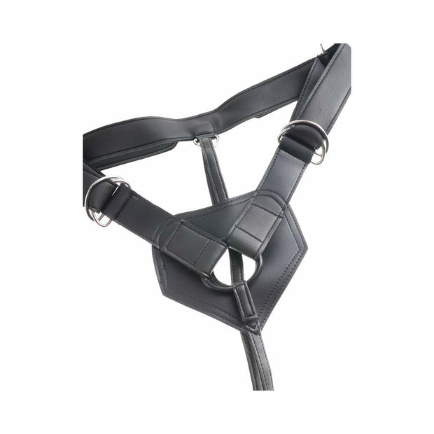 King Cock Strap-On Harness With 8 in. Cock Brown - Headshop.com