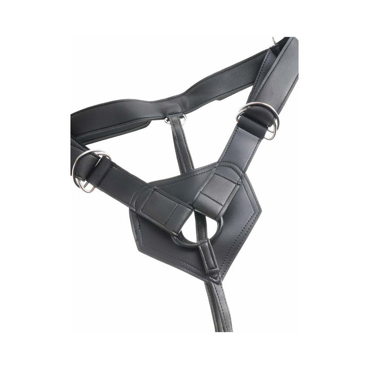 King Cock Strap-On Harness With 8 in. Cock Brown - Headshop.com