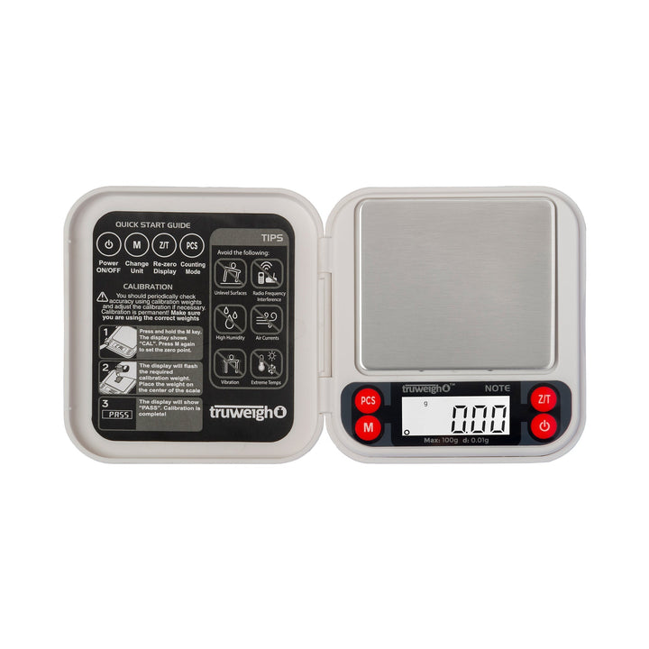 Truweigh Mini NOTE Digital Pocket Scale | 100G x 0.01g - Headshop.com