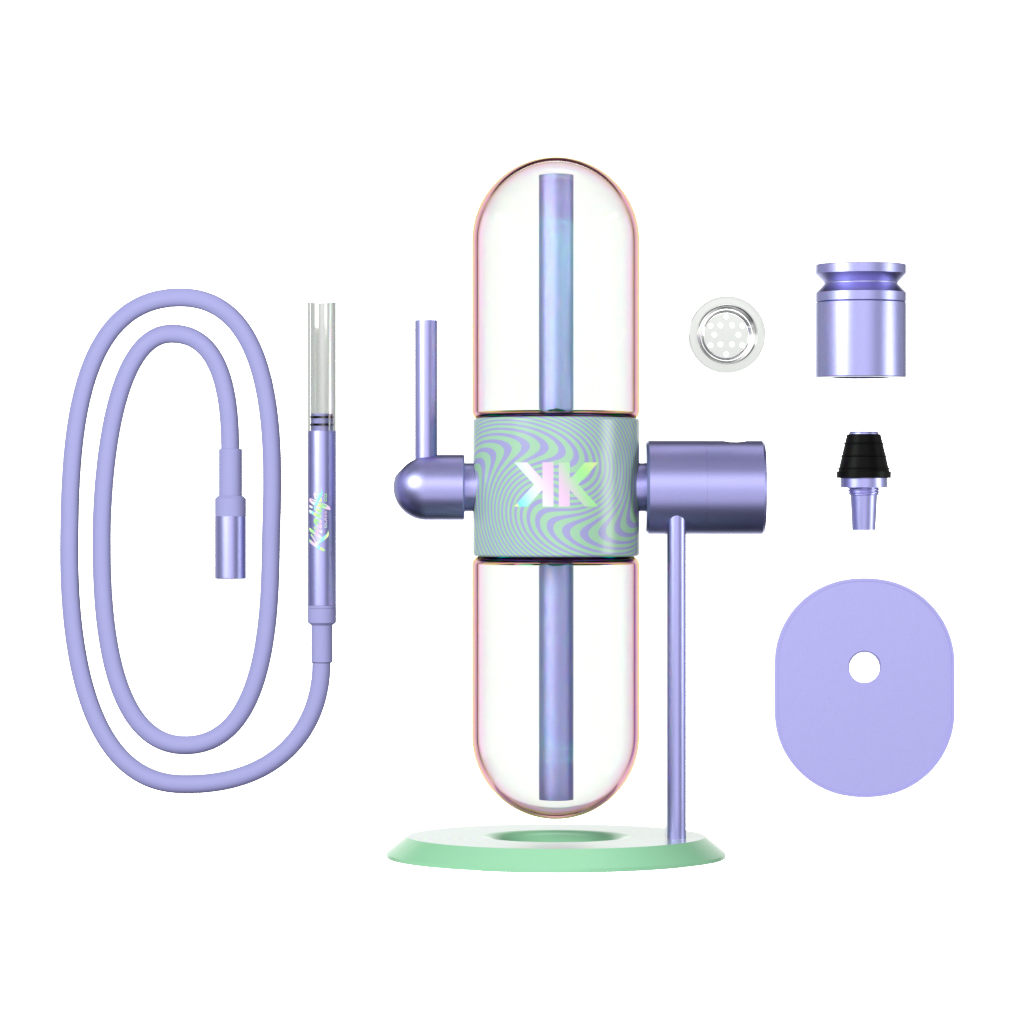 Khalifa x Stündenglass Gravity Infuser - Violet Sky / Mints - Headshop.com