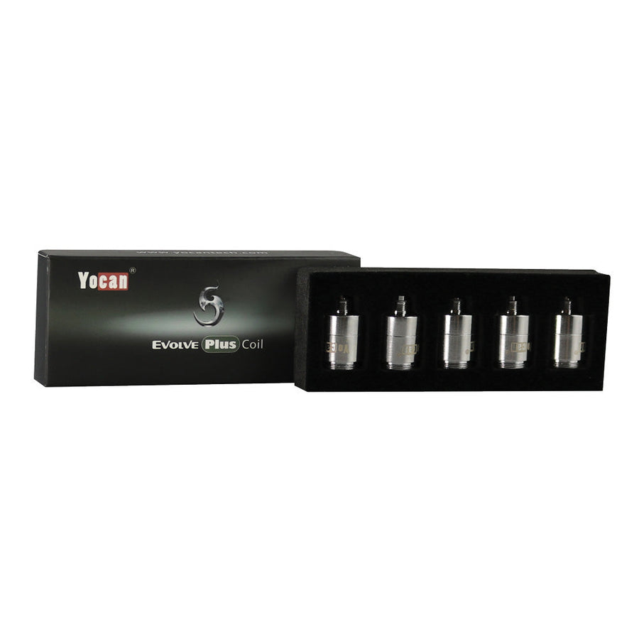 Yocan Evolve Plus / Delux Dual Quartz Coil | 5PC BOX - Headshop.com