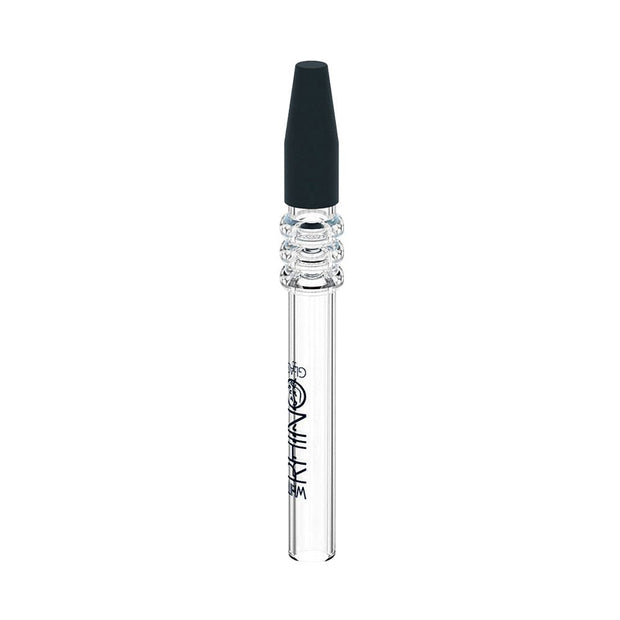 White Rhino Quartz Dab Straw V2 w/ Silicone Cap - 5" 25ct - Headshop.com