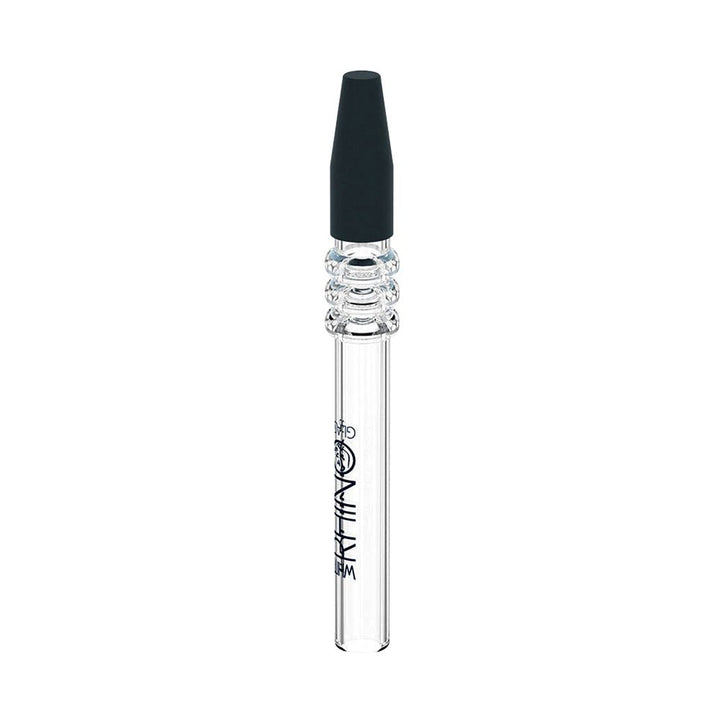 White Rhino Quartz Dab Straw V2 w/ Silicone Cap - 5" 25ct - Headshop.com