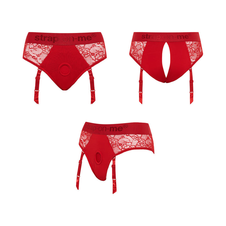 Strap-On-Me Diva Lingerie Harness Red M - Headshop.com
