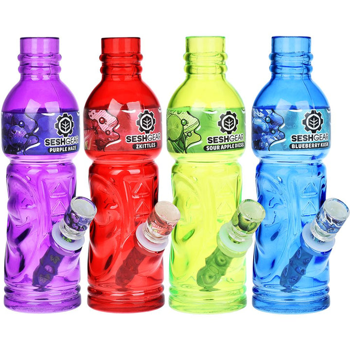 SeshGear Terpade Beverage Bottle Glass Water Pipe | 9.5" - Headshop.com