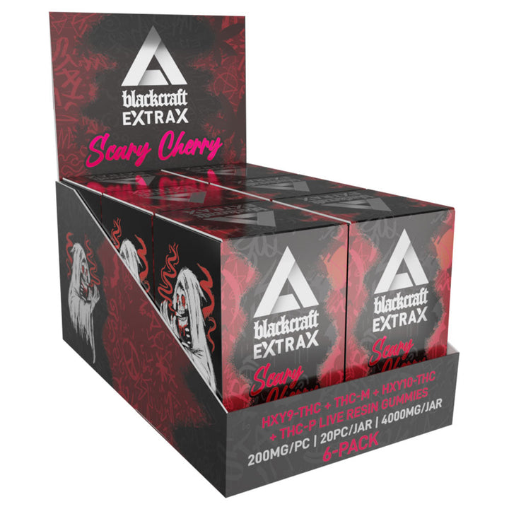 BlackCraft Extrax HXY THCM THCP Live Resin Gummies | 4000mg | 10pc Dipslay - Headshop.com