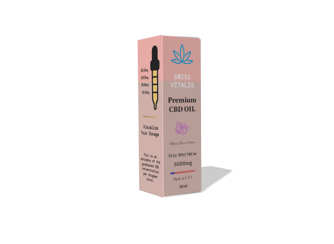 Swiss Vitalis CBD Full Spectrum 5000mg - Headshop.com