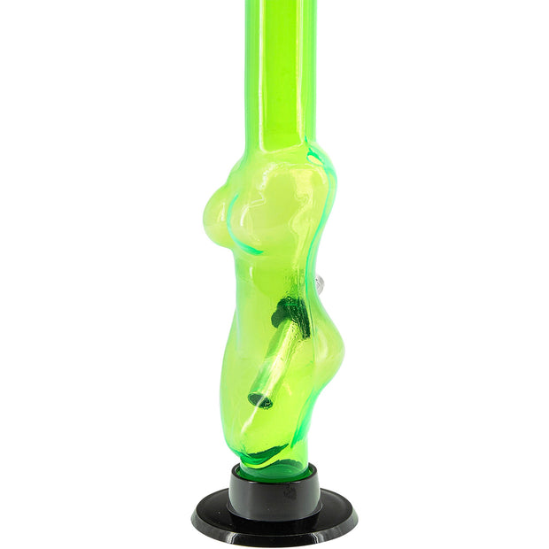 Acrylic Lady Contour Bong 8"  - Multiple Colors