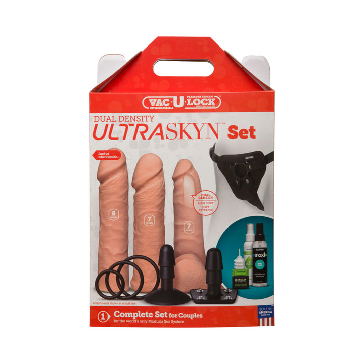 Vac-U-Lock Dual Density ULTRASKYN Set Vanilla - Headshop.com