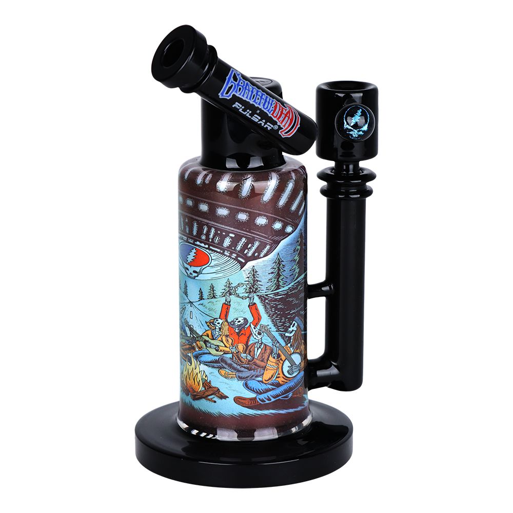 Grateful Dead x Pulsar Inside Print Water Pipe - 8.5" / 14mm F / UFO Jam - Headshop.com
