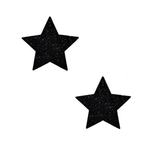 Neva Nude Pasty Starry Night Glitter Malice Black Set of 6 - Headshop.com