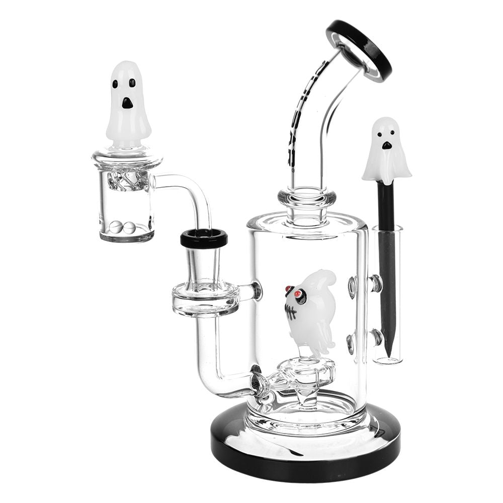 Pulsar Haunted Ghosts Glass Dab Rig Set 8" / 14mm F