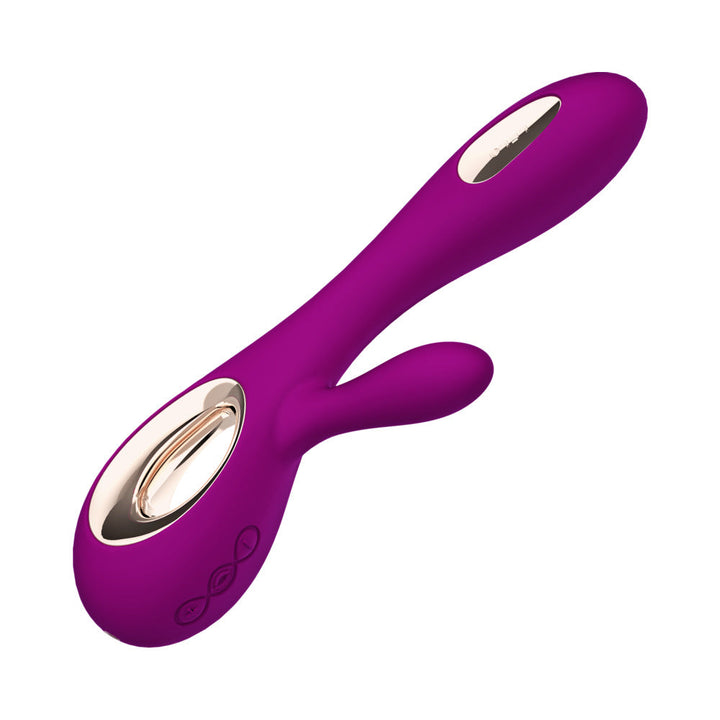 LELO SORAYA WAVE Rechargeable Rabbit Vibrator Deep Rose - Headshop.com