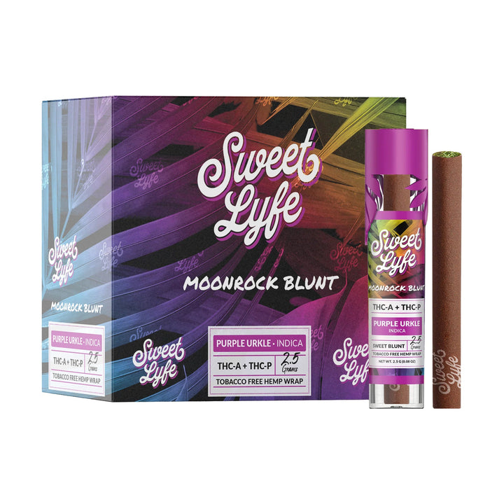 Sweet Lyfe Moonrock Blunt THCA+THCP - Purple Urkle - Indica - Headshop.com