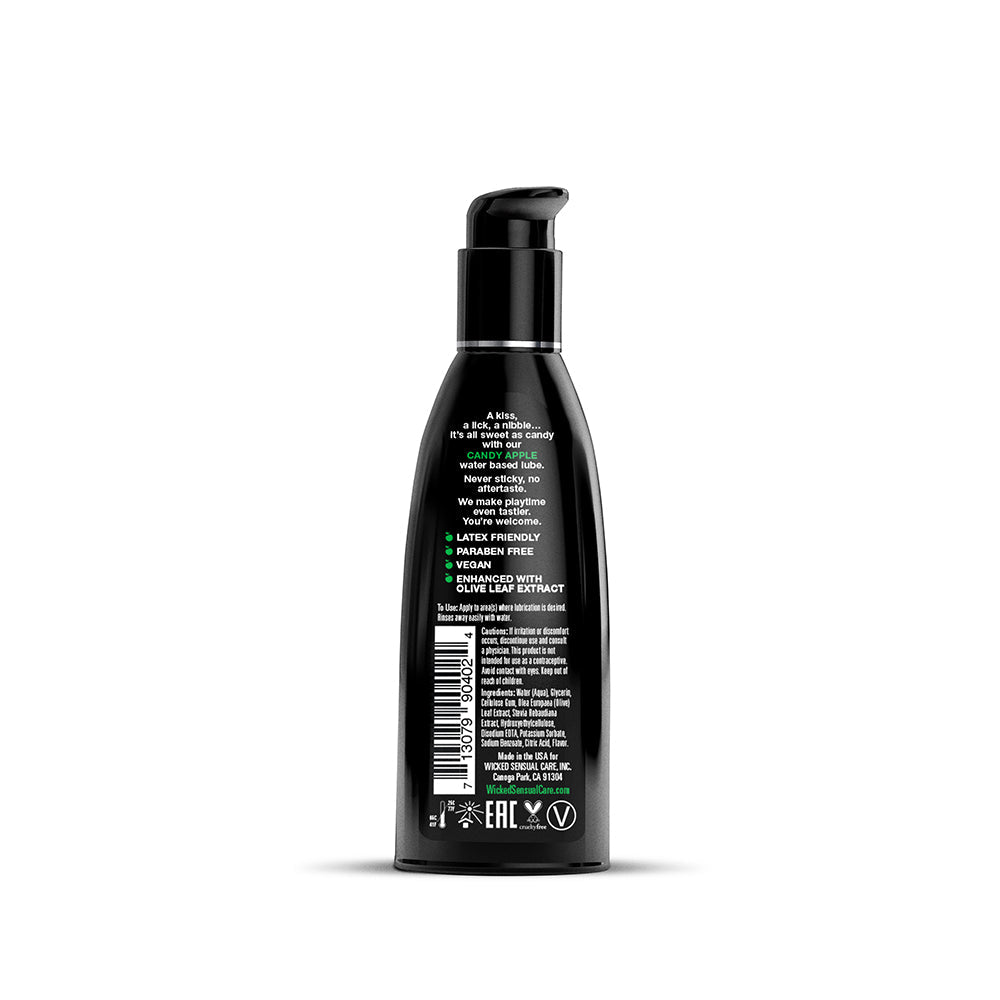 Wicked Aqua Candy Apple Water-Based Lubricant 2 oz. - Headshop.com