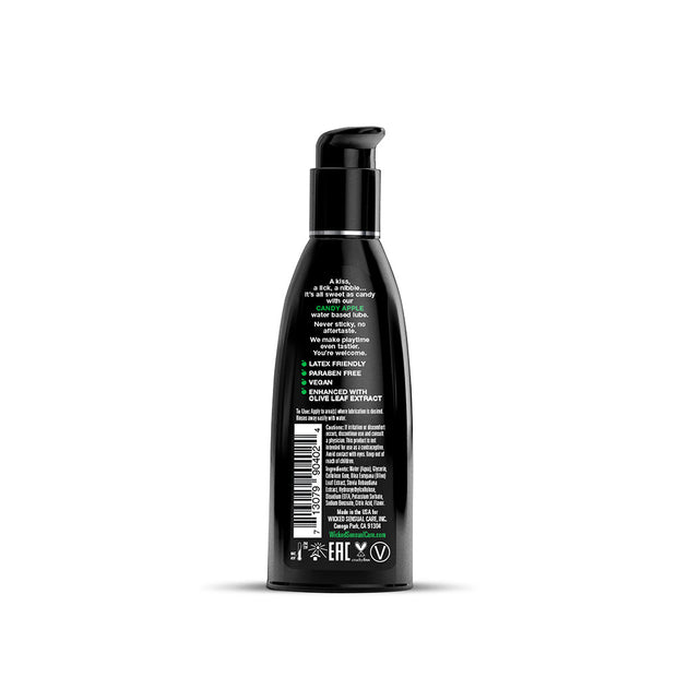 Wicked Aqua Candy Apple Water-Based Lubricant 2 oz. - Headshop.com