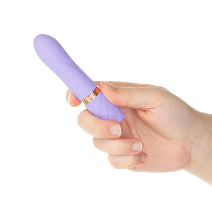 Pillow Talk Special Edition Flirty Mini Massager With Swarovski Crystal Purple - Headshop.com