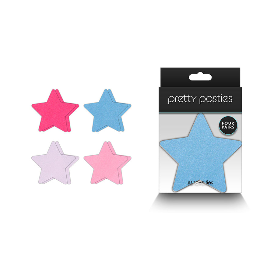 Pretty Pasties Star II Assorted 4 Pair - Headshop.com