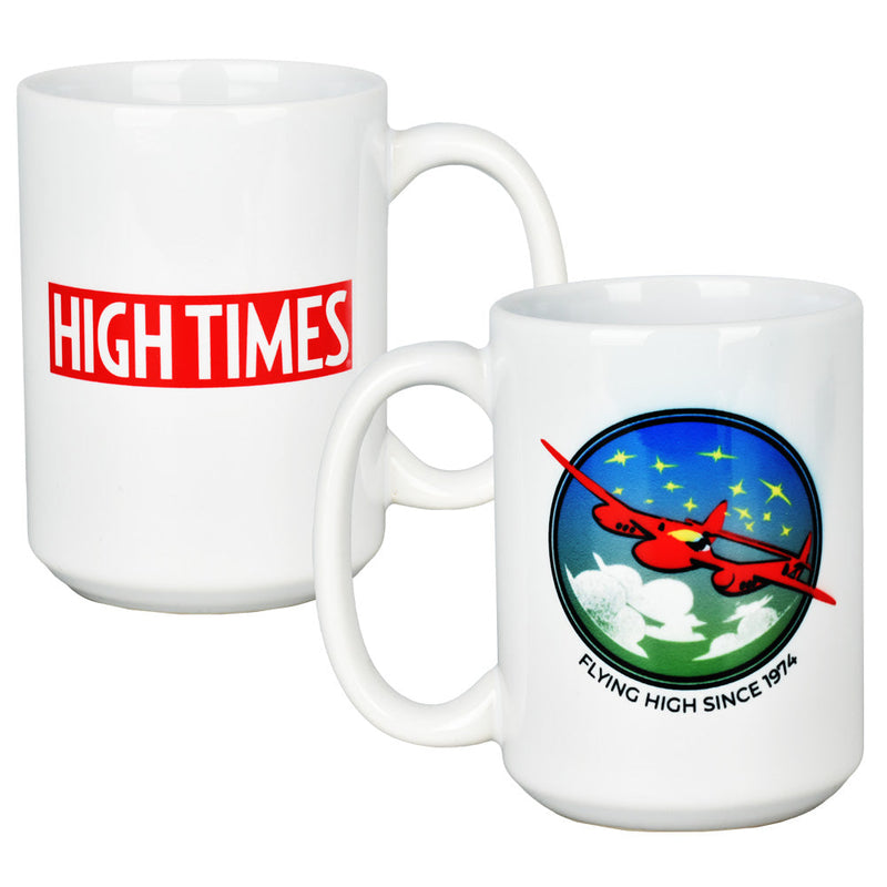 High Times Ceramic Mug - 15oz / Flying High - Headshop.com