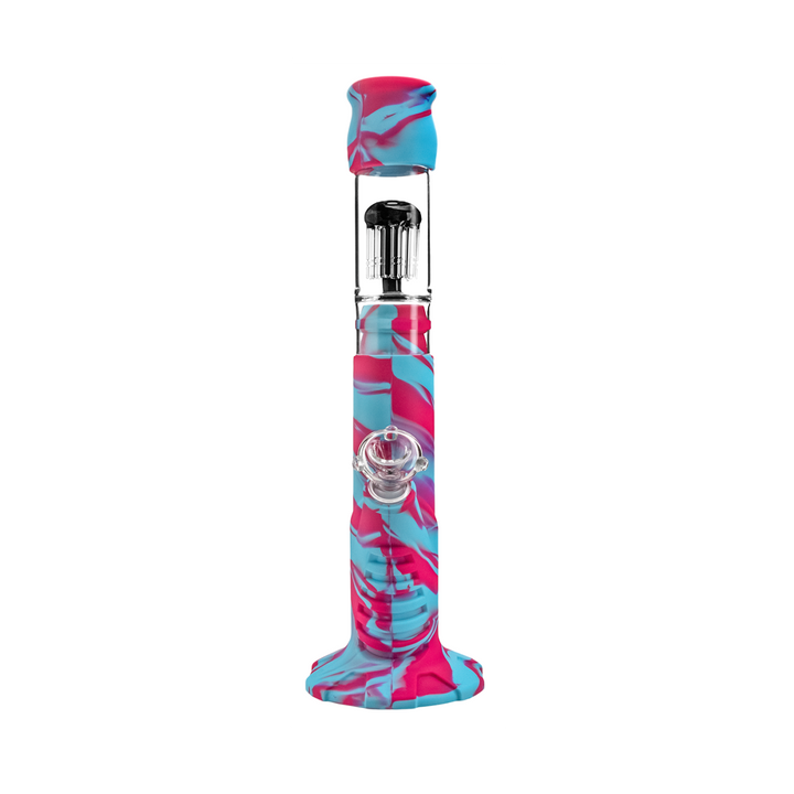 Medusa Customs Silicone Straight Tube w/Percolator - Headshop.com