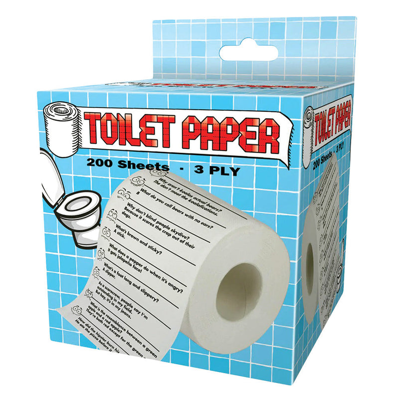 Novelty Toilet Paper - 200 Sheets / 3 Ply / Crap Jokes - Headshop.com